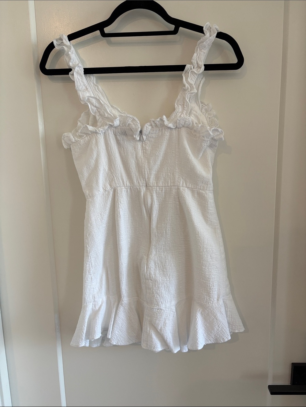 Princess Polly White Ruffle-Trim Dress - Picture 3 of 3